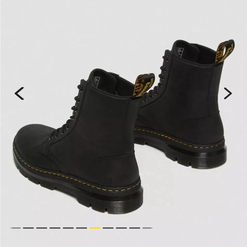 DR. MARTENS COMBS LEATHER CASUAL BOOTS - Picture 4 of 16